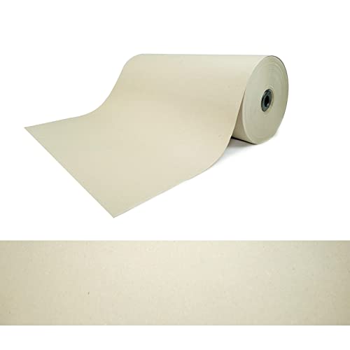 verpacking Schrenzpapier auf Rolle | 120 g/qm | 50 cm x 167 m 1 Rolle | Verpackungsmaterial Packpapier Füllmaterial Polsterpapier Einschlagpapier von verpacking