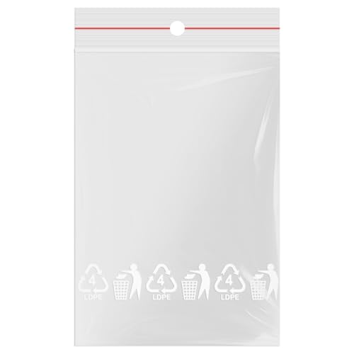 verpacking Druckverschlussbeutel 70 x 100 mm Transparent 50 mµ Polybeutel Zip-Beutel Wiederverschließbare Plastikbeutel Verschlussbeutel (100 Stück) verpacking Druckverschlussbeutel 70 x 100 mm Transparent 50 mµ Polybeutel Zip-Beutel Wiederverschließbare Plastikbeutel Verschlussbeutel (100 Stück) von verpacking