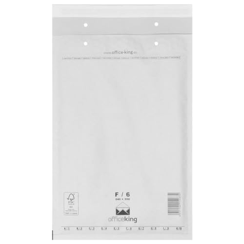 verpacking 100 Luftpolstertaschen Versandtaschen Luftpolsterumschlag F6, Innenmaß: 220 x 240 mm, Weiß Versandverpackung Polsterumschläge selbstklebend geeignet für DIN A4 verpacking 100 Luftpolstertaschen Versandtaschen Luftpolsterumschlag F6, Innenmaß: 220 x 240 mm, Weiß Versandverpackung Polsterumschläge selbstklebend geeignet für DIN A4 von verpacking