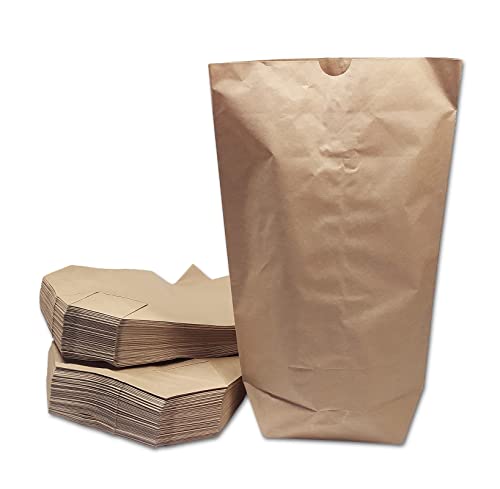 verpacking 1000 Stück | Kreuzbodenbeutel Kraftpapier lebensmittelunbedenklich | 23 x 37 cm | mit Kreuzboden 9 cm | Papiertüten Tüten Bodenbeutel von verpacking