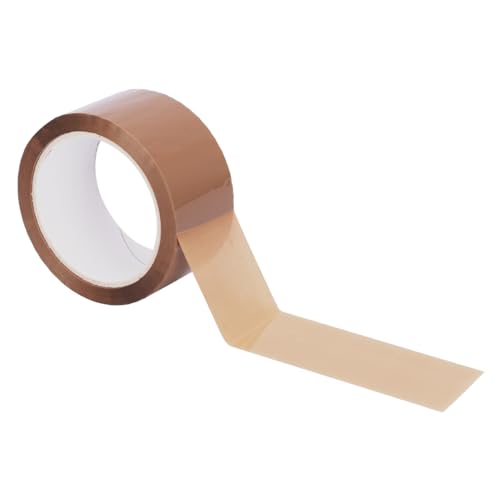 verpacking 144x Klebeband Braun leise abrollend, 50 mm x 66 lfm Packband Paketklebeband von verpacking