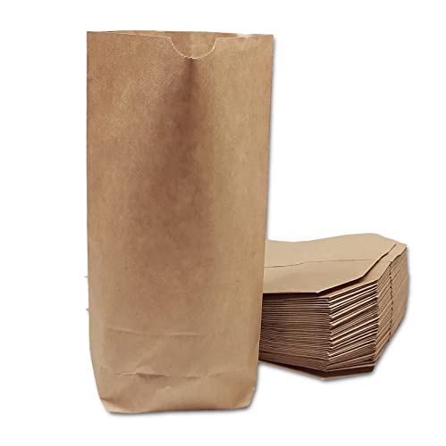 verpacking Kraftpapiertüten 14 x 22 cm Braun mit Kreuzboden 5,5 cm lebensmittelunbedenklich Papiertüten Tüten Kreuzbodenbeutel (50 Stück) von verpacking