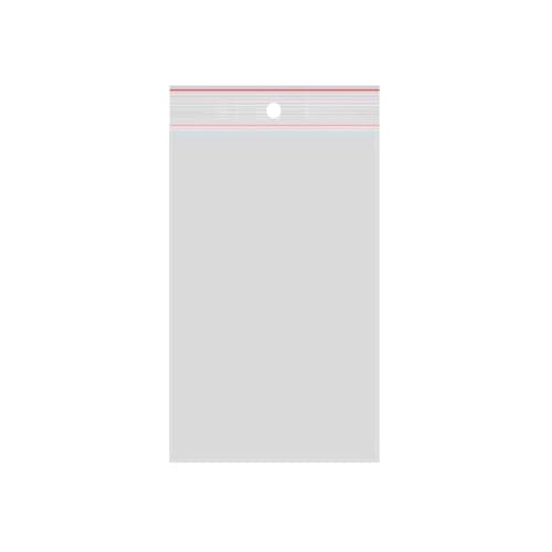 verpacking Druckverschlussbeutel 70 x 100 mm Transparent 50 mµ Polybeutel Zip-Beutel Wiederverschließbare Plastikbeutel Verschlussbeutel (5000 Stück) von verpacking