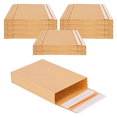 verpacking Faltentaschen 229 x 162 x 40 mm mit Klotzboden, doppelte Haftklebung und Aufreißfaden Versandtasche (1000 Stück) von verpacking