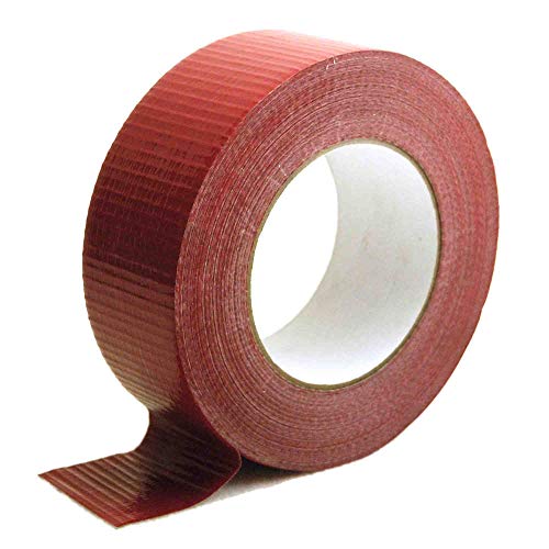 verpacking Gewebeband Panzertape 48,5mm x 50m (1 Rolle, Rot) Gewebeklebeband Innen und Außen hohe Klebekraft Klebeband von verpacking