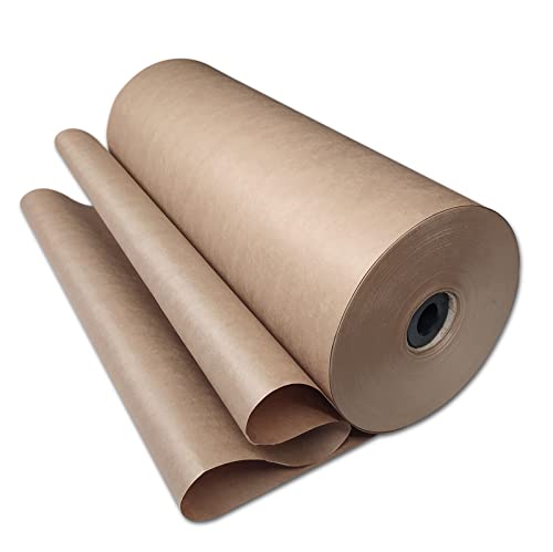 verpacking Kraftpapier 70g/m² Packpapier 50 cm x 300 m auf Rolle | braunes Papier | Geschenkpapier | Verpackungsmaterial von verpacking