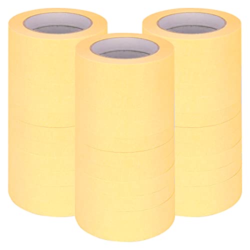 verpacking Kreppband 50 m lang Malerkrepp Malerband, Breite 19 mm Abdeckband Klebeband Malerabdeckband Malerklebeband Handwerkerband (36 Rollen) von verpacking