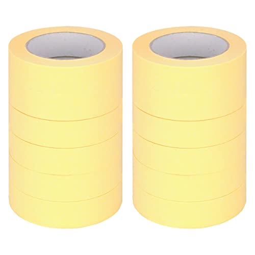 verpacking Kreppband 50 m lang Malerkrepp Malerband, Breite 30 mm Abdeckband Klebeband Malerabdeckband Malerklebeband Handwerkerband (12 Rollen) von verpacking