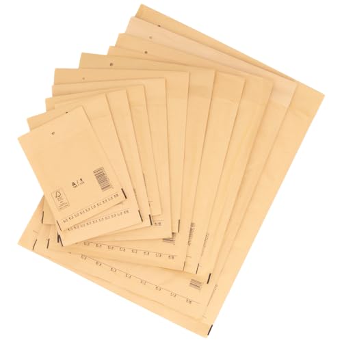 verpacking Luftpolstertaschen 320x455 mm I9 Braun Versandtaschen - Luftpolsterumschlag Polsterumschläge selbstklebend 100 Stück von verpacking