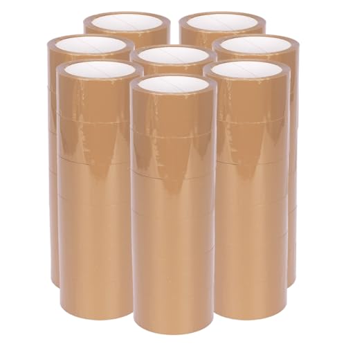 verpacking PP Klebeband 50 mm x 66 m Braun [Ausführung, Farbe & Stückzahl wählbar] Standard abrollend Paketklebeband Packband Verpackungsklebeband 48 Rollen von verpacking