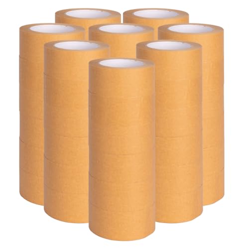 verpacking Paketklebeband [Ausführung, Farbe & Stückzahl wählbar] Klebeband umweltschonend Packband Verpackungsklebeband (48, Braun, Papier) von verpacking