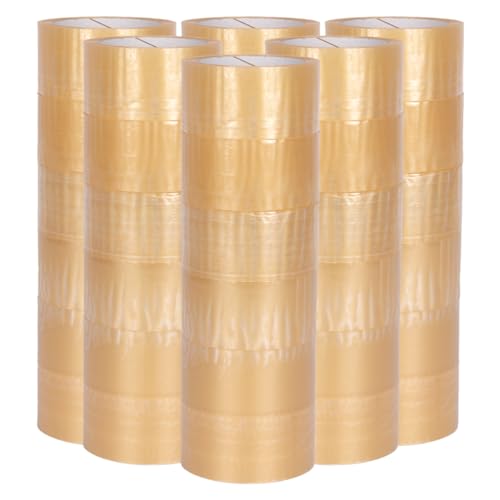 verpacking PP-Klebeband 50 mm x 66 m Transparent [Ausführung, Farbe & Stückzahl wählbar] leise abrollend Paketklebeband Packband Verpackungsklebeband 36 Rollen von verpacking