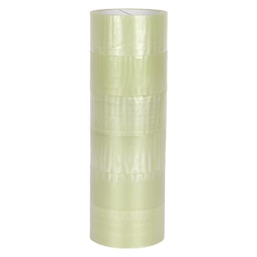 verpacking PP-Klebeband 50 mm x 66 m Transparent [Ausführung, Farbe & Stückzahl wählbar] extra leise abrollend Paketklebeband Packband Verpackungsklebeband 6 Rollen von verpacking