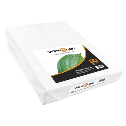 versando 500 Blatt Papier DIN A3 HighWhite 80 Druckerpapier Universalpapier Kopierpapier hochweiß (297 x 420 mm) versando 500 Blatt Papier DIN A3 HighWhite 80 Druckerpapier Universalpapier Kopierpapier hochweiß (297 x 420 mm) von versando