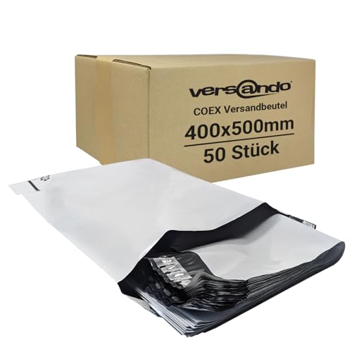 versando Folien Versandbeutel Versandtaschen blickdicht Folie Plastik selbstklebend 40 x50 cm - 50 Stück versando Folien Versandbeutel Versandtaschen blickdicht Folie Plastik selbstklebend 40 x50 cm - 50 Stück von versando