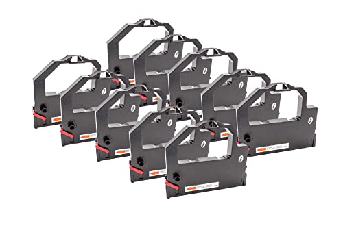 vhbw 10x Farbband Nylonband Tintenband kompatibel mit Nadeldrucker NEC Pinwriter P 3800, 3900, 42 Q, 52 Q, 5200, 5300, 6 Plus, 60, 62, 6200, 6300, 7 Plus von vhbw