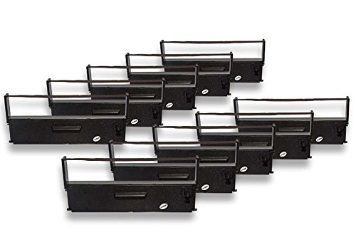 vhbw 10x Farbband Schriftband kompatibel mit Epson TMX 930, TM-U 950 Series Nadeldrucker, Bondrucker - Schwarz vhbw 10x Farbband Schriftband kompatibel mit Epson TMX 930, TM-U 950 Series Nadeldrucker, Bondrucker - Schwarz von vhbw