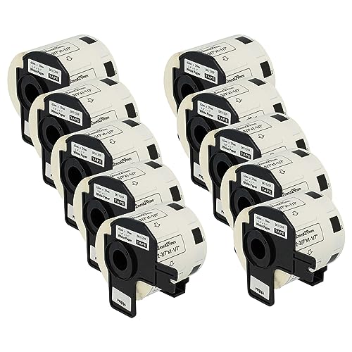 vhbw 10x Rolle Etiketten Aufkleber kompatibel mit Brother P-Touch QL-1050, QL-1050N, QL-1060, QL-1060N, QL-500, QL-500A, QL-500BS Ersatz für Brother DK-11209. vhbw 10x Rolle Etiketten Aufkleber kompatibel mit Brother P-Touch QL-1050, QL-1050N, QL-1060, QL-1060N, QL-500, QL-500A, QL-500BS Ersatz für Brother DK-11209. von vhbw