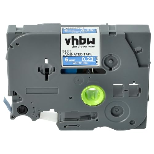 vhbw 1x Schriftband-Kassette Ersatz für Brother TZE-515 für Etiketten-Drucker 6mm Weiß auf Blau vhbw 1x Schriftband-Kassette Ersatz für Brother TZE-515 für Etiketten-Drucker 6mm Weiß auf Blau von vhbw
