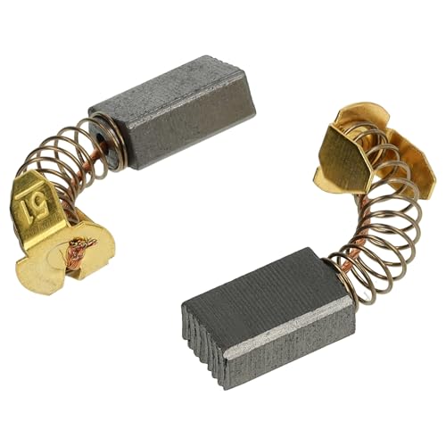 vhbw 2x Kohlebürste 5 x 8 x 12,8 mm kompatibel mit Makita 630ONB, 630OBNW, 6400K, 6400B, 6500, 6300B, 6300-4, 6400, 6300L Elektrowerkzeug von vhbw