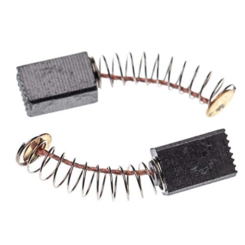 vhbw 2x Kohlebürste 5 x 8 x 12 mm kompatibel mit Makita 4014B, 3702B, 3700B, 1923B, 1900B, 3702, 1923, 4300A Elektrowerkzeug + Feder von vhbw