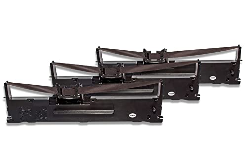 vhbw 3x Farbband Nylonband Tintenband kompatibel mit Nadeldrucker Epson LQ 630, LQ 630 S, LQ 630 Serie, LQ 630K, LQ 635, LQ 635K Ersatz für C13S015307. vhbw 3x Farbband Nylonband Tintenband kompatibel mit Nadeldrucker Epson LQ 630, LQ 630 S, LQ 630 Serie, LQ 630K, LQ 635, LQ 635K Ersatz für C13S015307. von vhbw