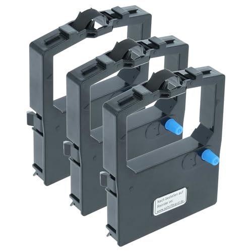 vhbw 3x Farbband Schriftband kompatibel mit OKI Microline ML 351, ML 385, ML 390 Elite, ML 380, ML-390 Nadeldrucker, Bondrucker - Schwarz vhbw 3x Farbband Schriftband kompatibel mit OKI Microline ML 351, ML 385, ML 390 Elite, ML 380, ML-390 Nadeldrucker, Bondrucker - Schwarz von vhbw