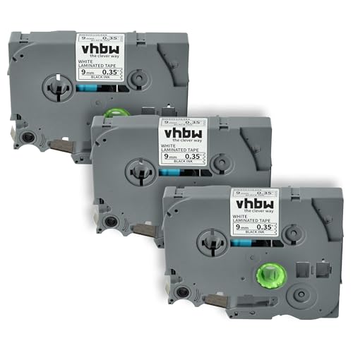 vhbw 3x Schriftband-Kassette Ersatz für Brother TZ-221, TZE-221 für Etiketten-Drucker 8m x 9mm Schwarz auf Weiß vhbw 3x Schriftband-Kassette Ersatz für Brother TZ-221, TZE-221 für Etiketten-Drucker 8m x 9mm Schwarz auf Weiß von vhbw