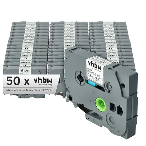 vhbw 50x Schriftband-Kassette Ersatz für Brother TZ-231, TZE-231 für Etiketten-Drucker 12mm Schwarz auf Weiß vhbw 50x Schriftband-Kassette Ersatz für Brother TZ-231, TZE-231 für Etiketten-Drucker 12mm Schwarz auf Weiß von vhbw