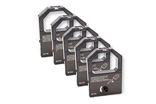 vhbw 5x Farbband Nylonband Tintenband kompatibel mit Nadeldrucker Panasonic KX-P 111, KX-P 112, KX-P 1121, KX-P 1123, KX-P 1124, KX-P 1124 I, KX-P 113 von vhbw