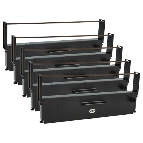 vhbw 5x Farbband Schriftband kompatibel mit Epson TM-U 950 P, TMX 930, TM-U 950 Series Nadeldrucker, Bondrucker - Lila von vhbw