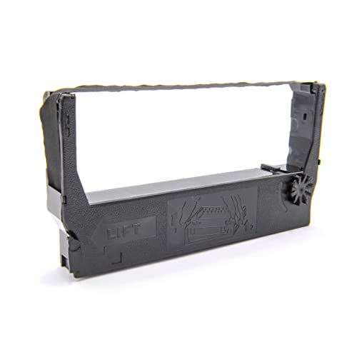 vhbw Farbband Schriftband Ersatz für Epson C43S015360, ERC-23B, ERC-23 für Nadeldrucker, Bondrucker - Schwarz von vhbw