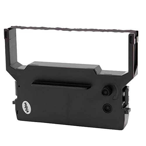 vhbw Farbband Schriftband kompatibel mit Olympia CM 2135, CM 2130, CM 2100, CM 2035, CM 2030 Nadeldrucker, Bondrucker - Schwarz von vhbw