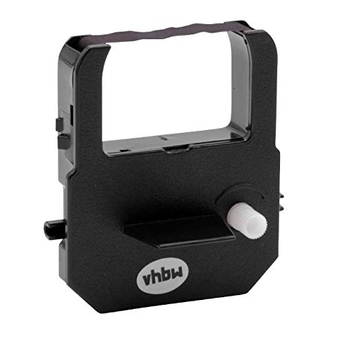 vhbw Farbband Schriftband kompatibel mit Simplex 1602, 300, EP40, EP800 Bondrucker, Nadeldrucker schwarz von vhbw