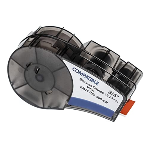 vhbw Schriftband-Kassette Ersatz für Brady M21-750-595 für Etiketten-Drucker 19,05mm Schwarz auf Orange vhbw Schriftband-Kassette Ersatz für Brady M21-750-595 für Etiketten-Drucker 19,05mm Schwarz auf Orange von vhbw