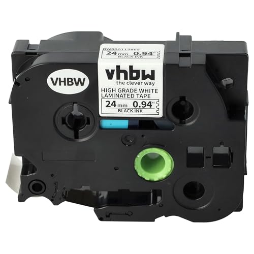 vhbw Schriftband-Kassette Ersatz für Brother HGE-251 für Etiketten-Drucker 8m x 24mm Schwarz auf Weiß vhbw Schriftband-Kassette Ersatz für Brother HGE-251 für Etiketten-Drucker 8m x 24mm Schwarz auf Weiß von vhbw