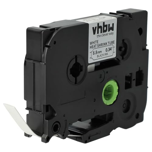 vhbw Schriftband-Kassette Ersatz für Brother HSE-221 für Etiketten-Drucker Schwarz auf Weiß, Schrumpfschlauch-Kassette, 8,8 mm vhbw Schriftband-Kassette Ersatz für Brother HSE-221 für Etiketten-Drucker Schwarz auf Weiß, Schrumpfschlauch-Kassette, 8,8 mm von vhbw