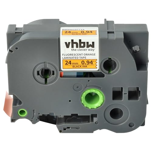 vhbw Schriftband-Kassette Ersatz für Brother TZ-B51, TZE-B51 für Etiketten-Drucker 8m x 24mm Schwarz auf Neon-Orange vhbw Schriftband-Kassette Ersatz für Brother TZ-B51, TZE-B51 für Etiketten-Drucker 8m x 24mm Schwarz auf Neon-Orange von vhbw