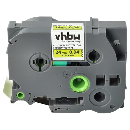 vhbw Schriftband-Kassette Ersatz für Brother TZE-C51, TZ-C51 für Etiketten-Drucker 8m x 24mm Schwarz auf Neon-Gelb vhbw Schriftband-Kassette Ersatz für Brother TZE-C51, TZ-C51 für Etiketten-Drucker 8m x 24mm Schwarz auf Neon-Gelb von vhbw