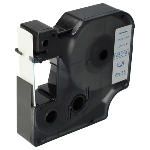 vhbw Schriftband-Kassette Ersatz für Dymo S0720540, D1, 45014 für Etiketten-Drucker 12mm Blau auf Weiß vhbw Schriftband-Kassette Ersatz für Dymo S0720540, D1, 45014 für Etiketten-Drucker 12mm Blau auf Weiß von vhbw