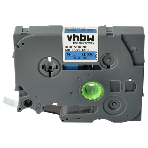 vhbw Schriftband-Kassette kompatibel mit Brother PT 9700PC, 9800PCN, Cube, Cube+ Etiketten-Drucker 8m x 9mm Schwarz auf Blau, Extra Stark, Laminiert vhbw Schriftband-Kassette kompatibel mit Brother PT 9700PC, 9800PCN, Cube, Cube+ Etiketten-Drucker 8m x 9mm Schwarz auf Blau, Extra Stark, Laminiert von vhbw