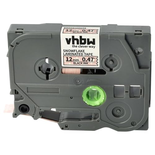 vhbw Schriftband-Kassette kompatibel mit Brother PT H100LB, H100L Etiketten-Drucker 8m x 12mm Schwarz auf Rosa/Schneeflocken, Laminiert vhbw Schriftband-Kassette kompatibel mit Brother PT H100LB, H100L Etiketten-Drucker 8m x 12mm Schwarz auf Rosa/Schneeflocken, Laminiert von vhbw