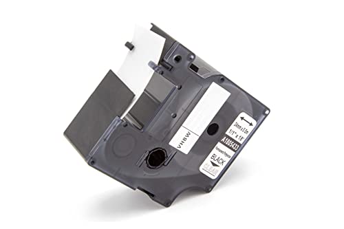 vhbw Schriftband-Kassette kompatibel mit Dymo Rhino 4200, 5000, 5200, 6000, 1000, 3000 Etiketten-Drucker 24mm Schwarz auf Transparent, Polyester vhbw Schriftband-Kassette kompatibel mit Dymo Rhino 4200, 5000, 5200, 6000, 1000, 3000 Etiketten-Drucker 24mm Schwarz auf Transparent, Polyester von vhbw
