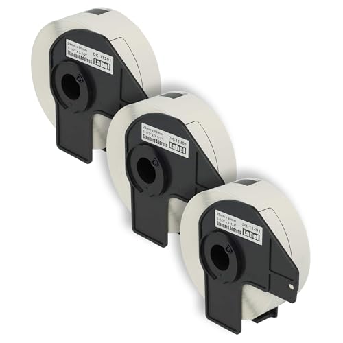 vhbw Set 3x Etiketten-Rolle 29mm x 90mm kompatibel mit Brother PT QL-800, QL-820NWB, QL-810W, QL720NW Etiketten-Drucker vhbw Set 3x Etiketten-Rolle 29mm x 90mm kompatibel mit Brother PT QL-800, QL-820NWB, QL-810W, QL720NW Etiketten-Drucker von vhbw