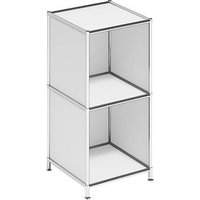 viasit Aktenregal System4 weiß 40,4 x 40,4 x 80,7 cm, 1 St. von viasit