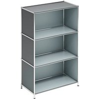 viasit Aktenregal System4 anthrazit 77,9 x 40,4 x 118,2 cm von viasit