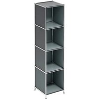 viasit System4 Aktenregal grau 3 Fachböden viasit System4 Aktenregal grau 3 Fachböden von viasit