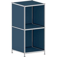 viasit Aktenregal System4 violettblau 40,4 x 40,4 x 80,7 cm von viasit