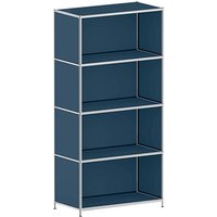 viasit Aktenregal System4 violettblau 77,9 x 40,4 x 155,7 cm von viasit