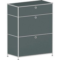 viasit System4 Schubladenschrank anthrazit 1 Schublade 77,9 x 40,4 x 99,35 cm von viasit